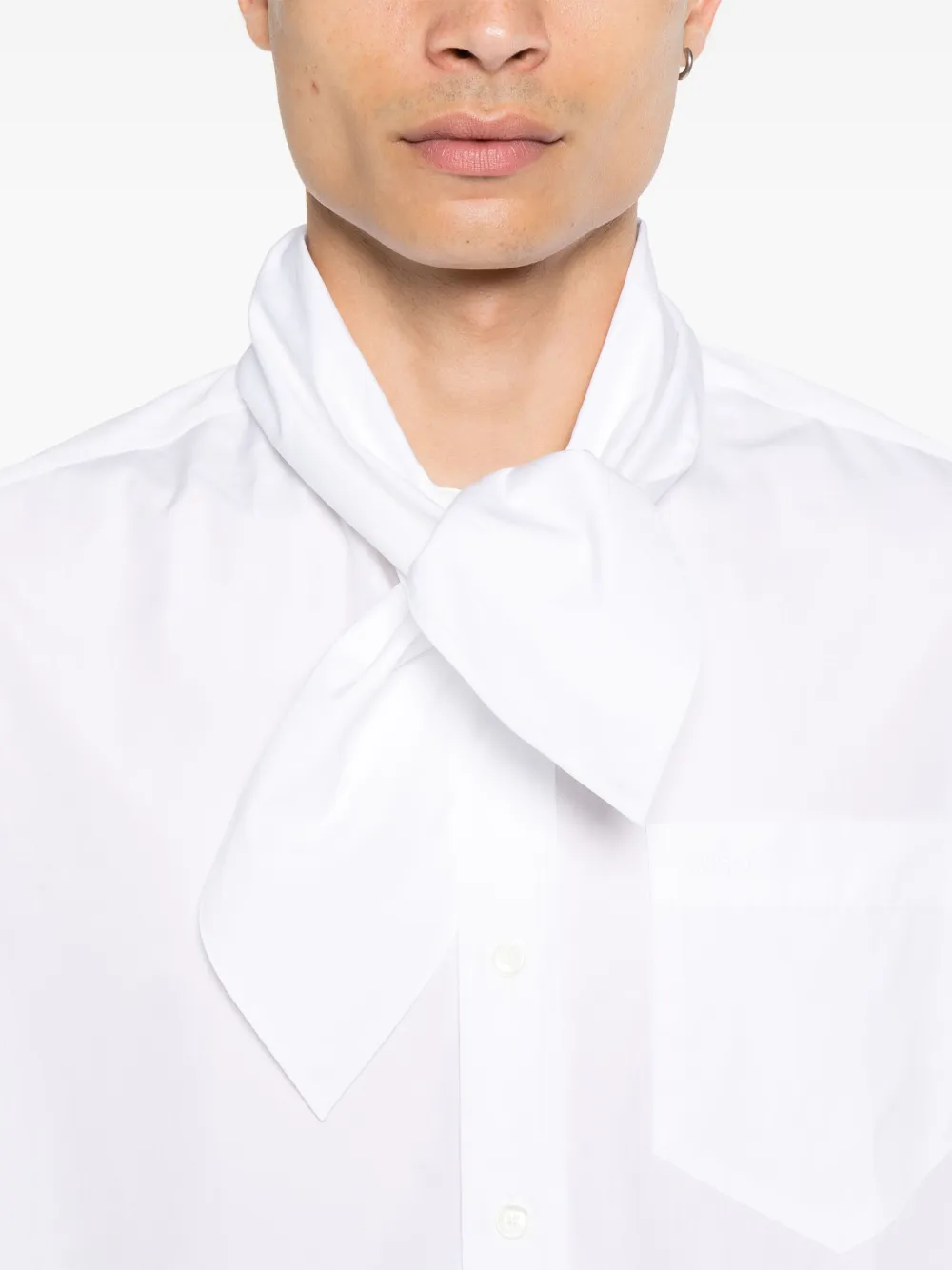 AMI Paris katoenen shirt Wit