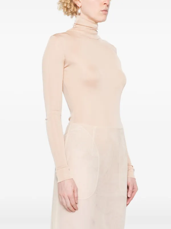 Maison Margiela high-neck Bodysuit | Neutrals | FARFETCH