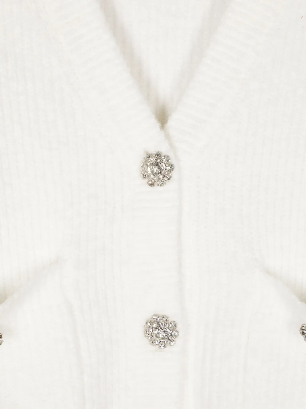 John Richmond Junior Vest met kristallen knopen Wit