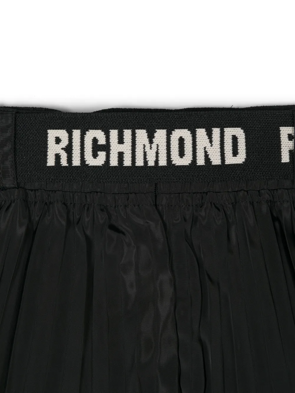 John Richmond Junior Plooirok met ceintuur Zwart