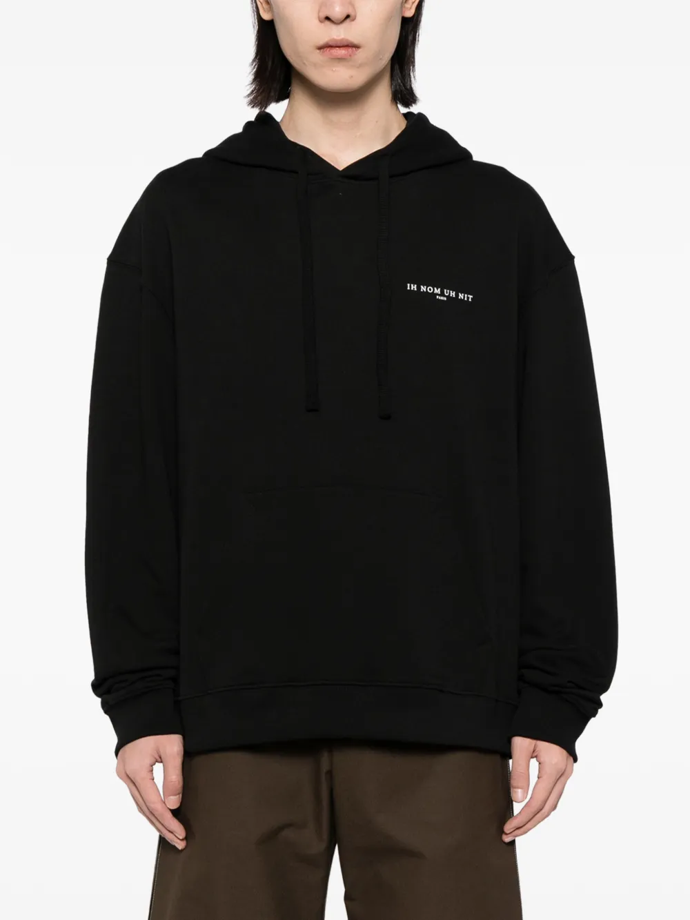 Ih Nom Uh Nit Pearls and Rosses Mask hoodie Zwart