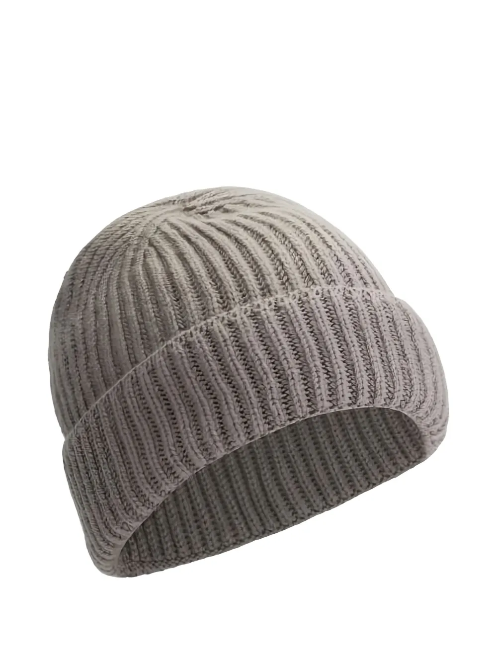 Doriani Cashmere ribbed-knit beanie | Neutrals | Image 1
