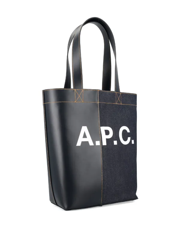 ☆A.P.C.☆ Axel Tote Bag Dark Navy CODDPM61444IAK CODDPM6144 A.P.C. Axel Tote Bag | Blue | FARFETCH