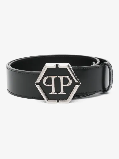 Philipp Plein ロゴバックル ベルト