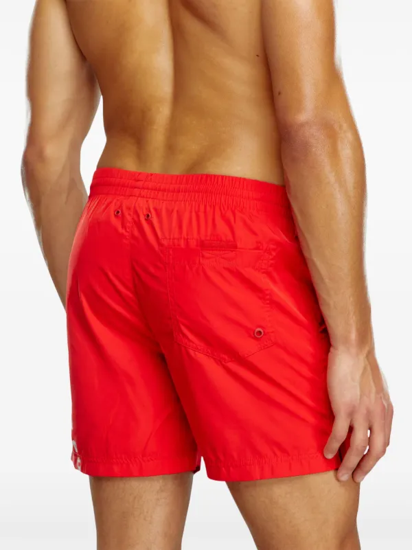 Diesel Bmbx-Rio-41 Swim Shorts | Red | FARFETCH
