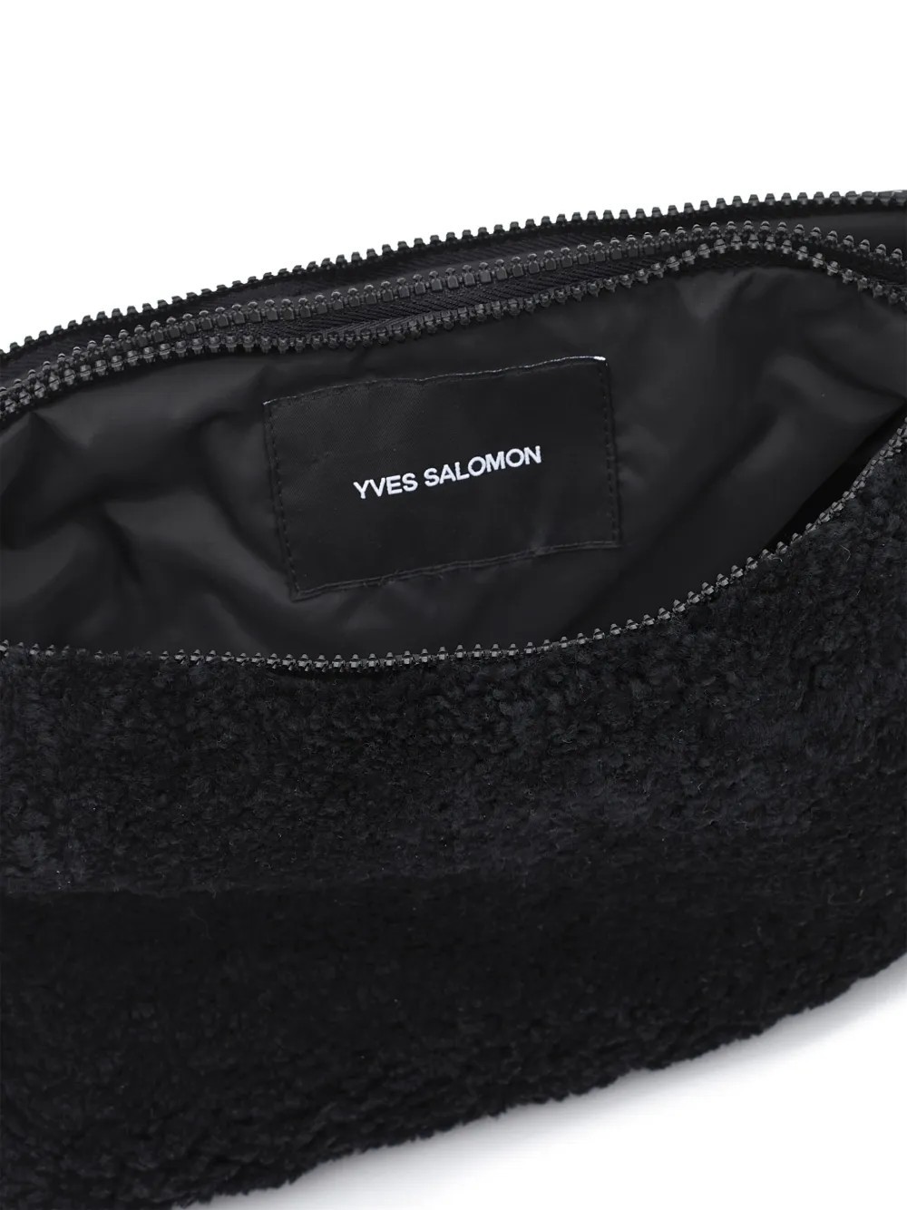 YVES SALOMON PANELLED BELT BAG