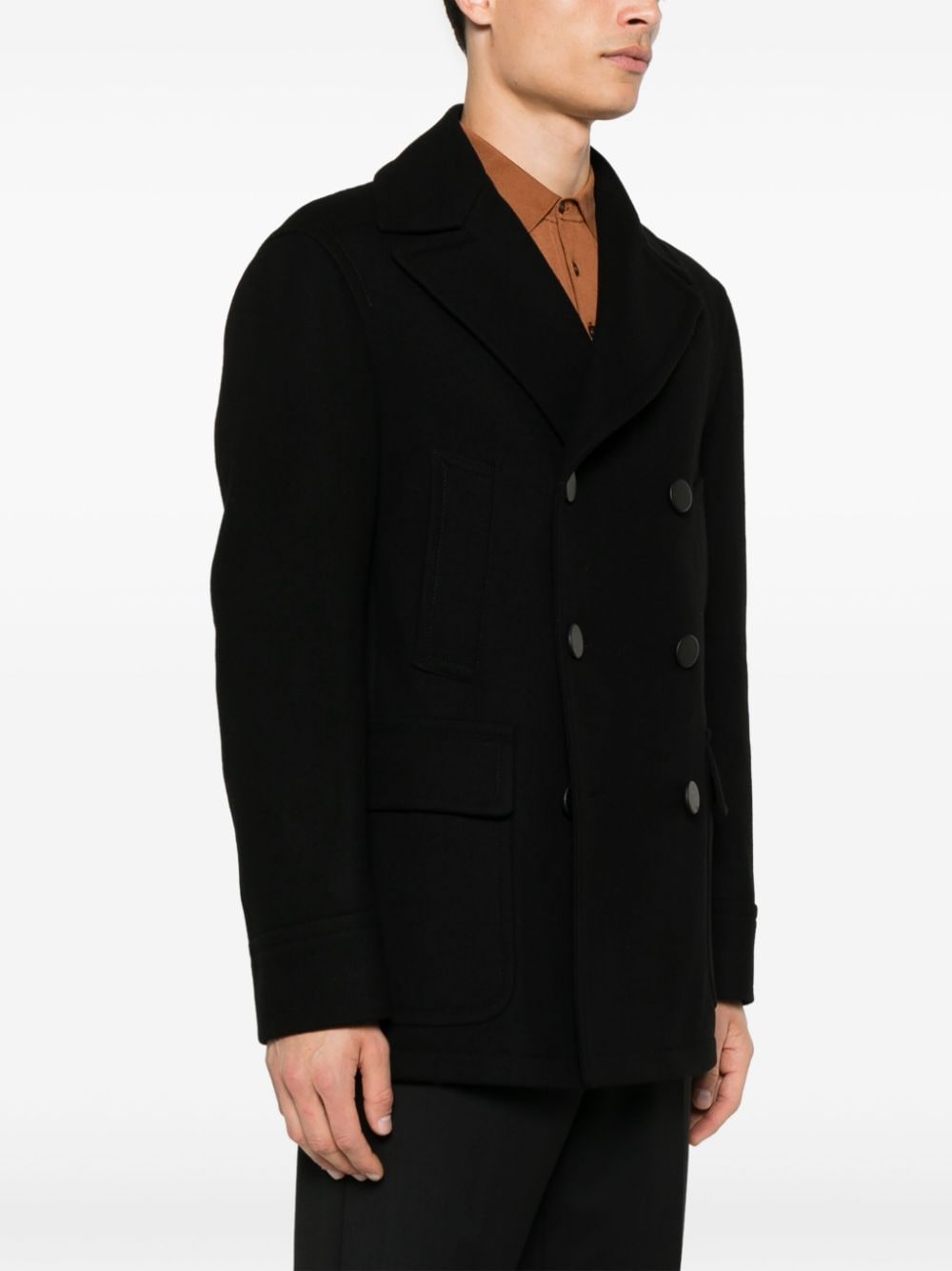 Shop Tagliatore Sailing Jacket In Black