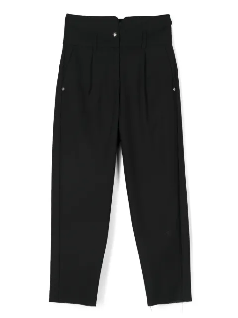 John Richmond Junior floral-button trousers