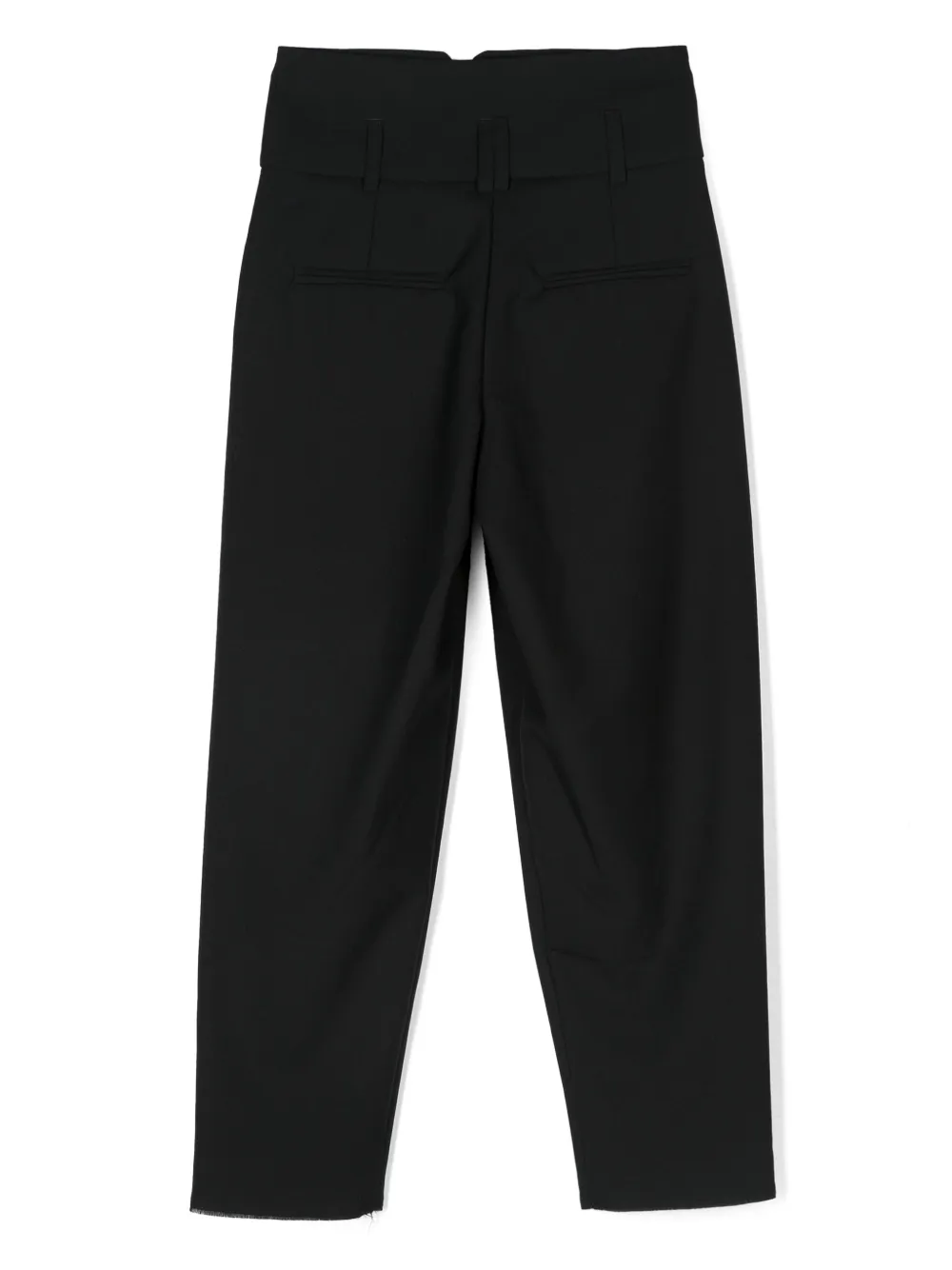 John Richmond Junior Broek met bloemknoop - Zwart
