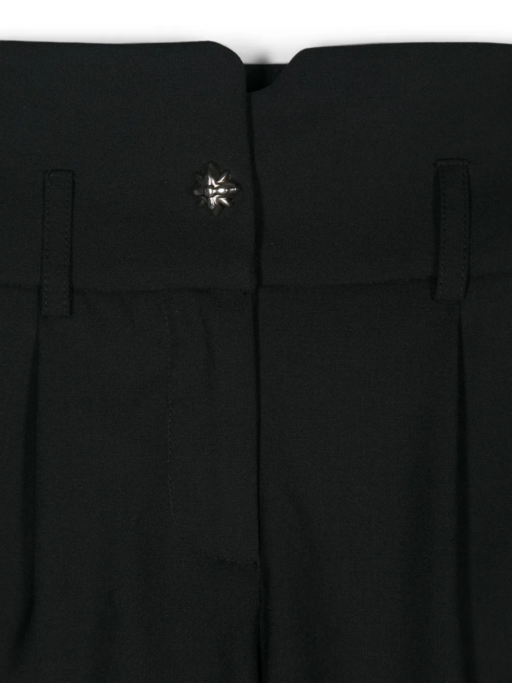 John Richmond Junior Broek met bloemknoop Zwart