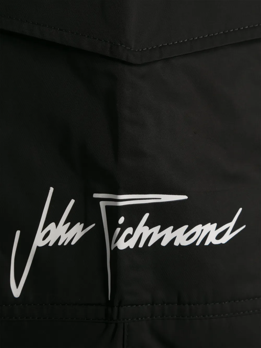 John Richmond Junior Broek met logoprint Zwart