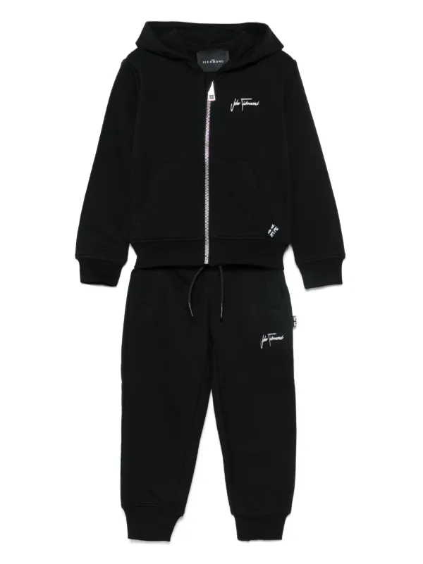 John Richmond Junior Tuta Sportiva Con Zip Nero FARFETCH IT