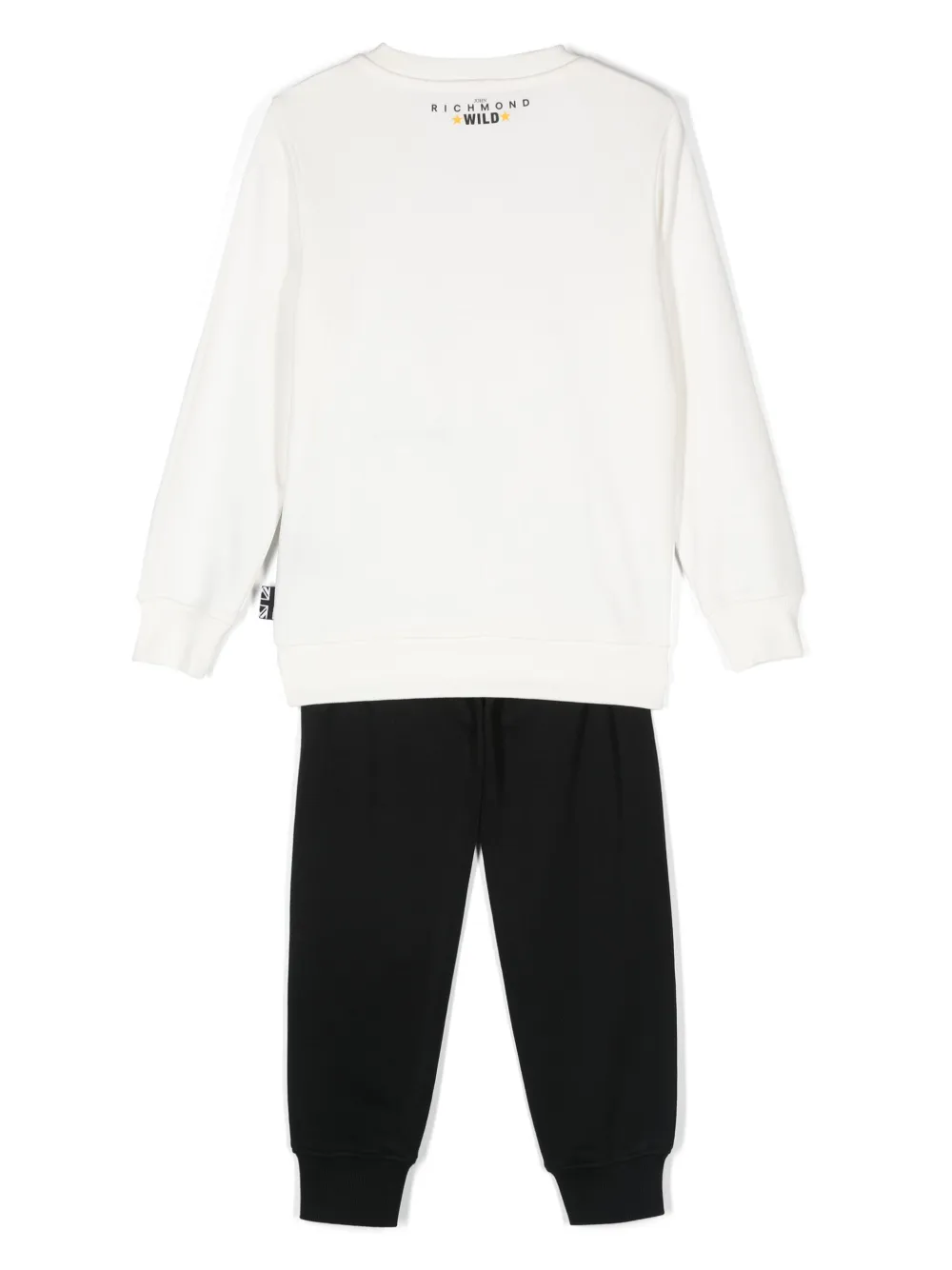 John Richmond Junior Text-print Tracksuit In White