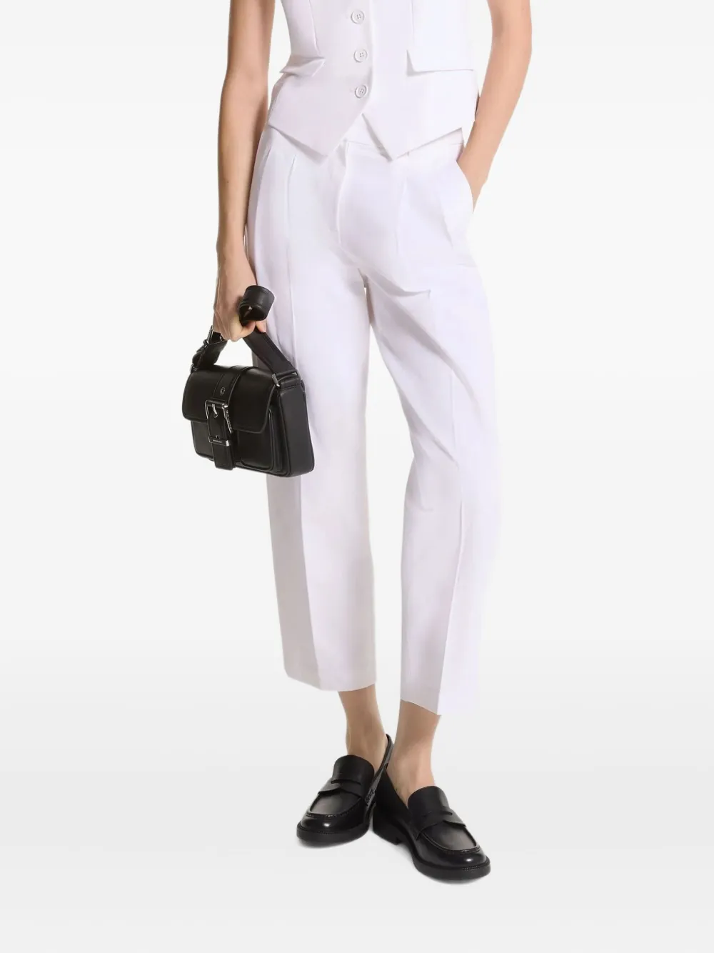 Michael Michael Kors button trousers | White | Image 1