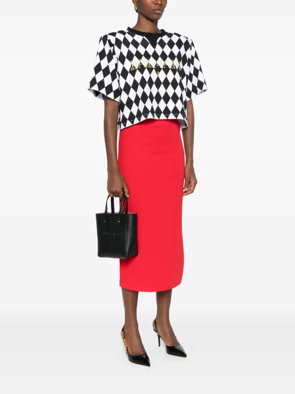 Jimmy Choo Small Lenny North-South Tote Bag | Black | FARFETCH