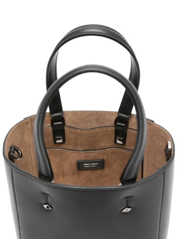 Jimmy Choo Small Lenny North-South Tote Bag | Black