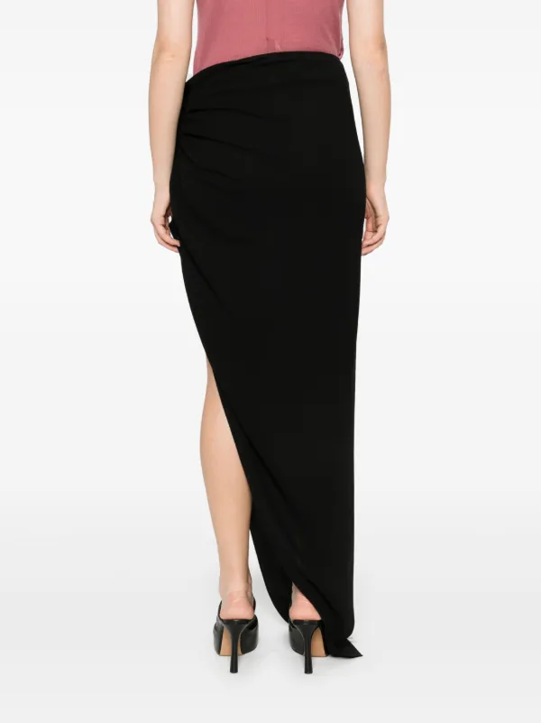 スカート RICK OWENS EDFU SKIRT Rick Owens EDFU Maxi Skirt | Black | FARFETCH