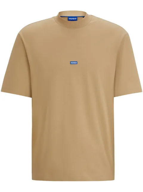 HUGO logo-appliqué T-shirt