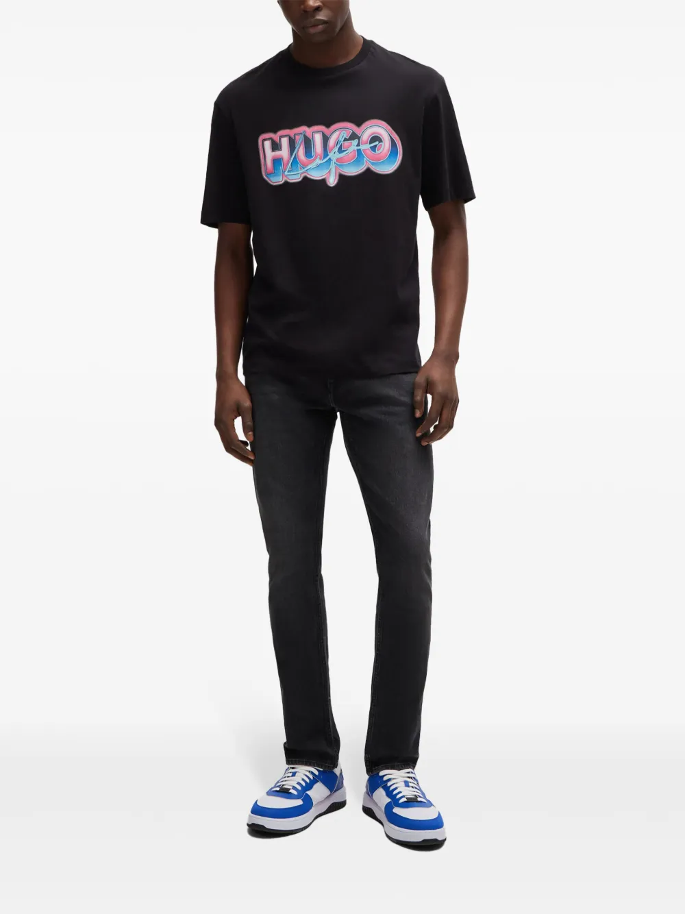 HUGO Slim-fit jeans - Grijs