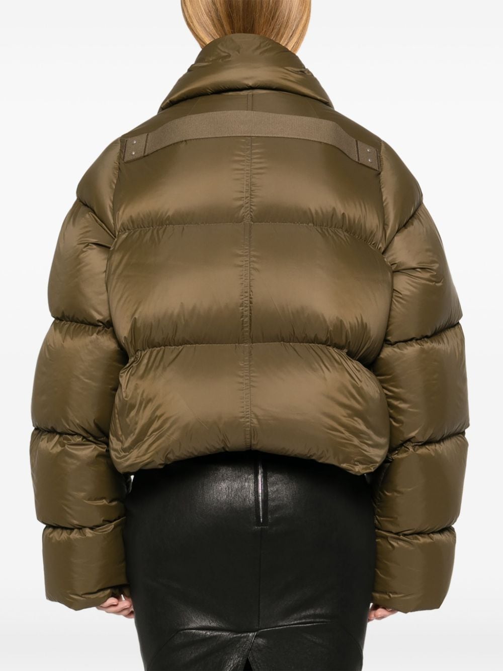 Shop Rick Owens Turtle Jacket In Grün