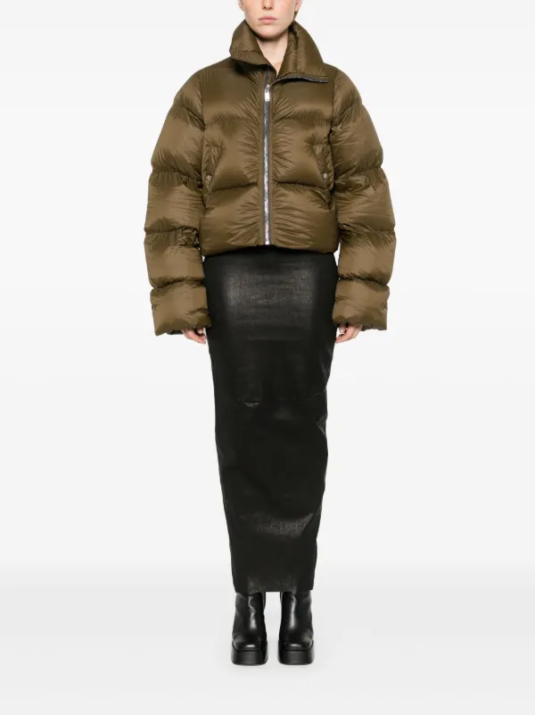 Rick Owens Turtle ジャケット | グリーン | FARFETCH JP