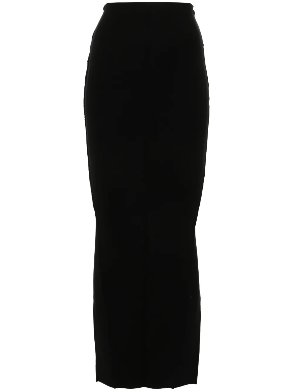 Rick Owens jupe Pillar à coupe longue | noir | Image 1