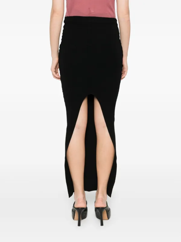 Rick Owens Pillar Maxi Skirt | Black | FARFETCH JO