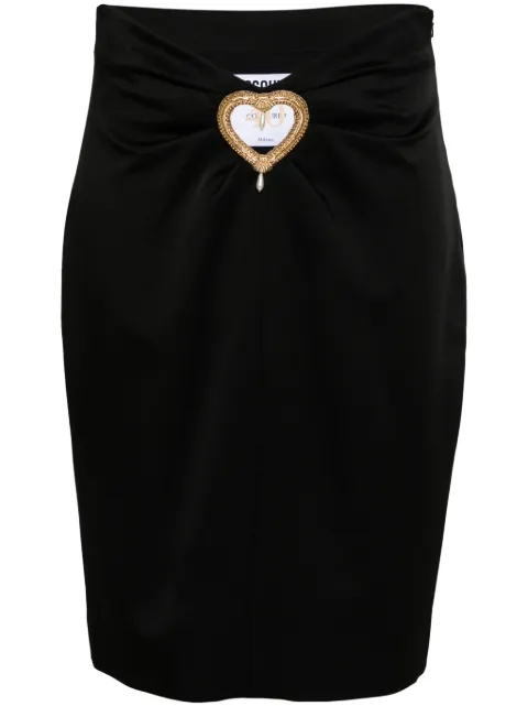 Moschino heart cut-out mini skirt