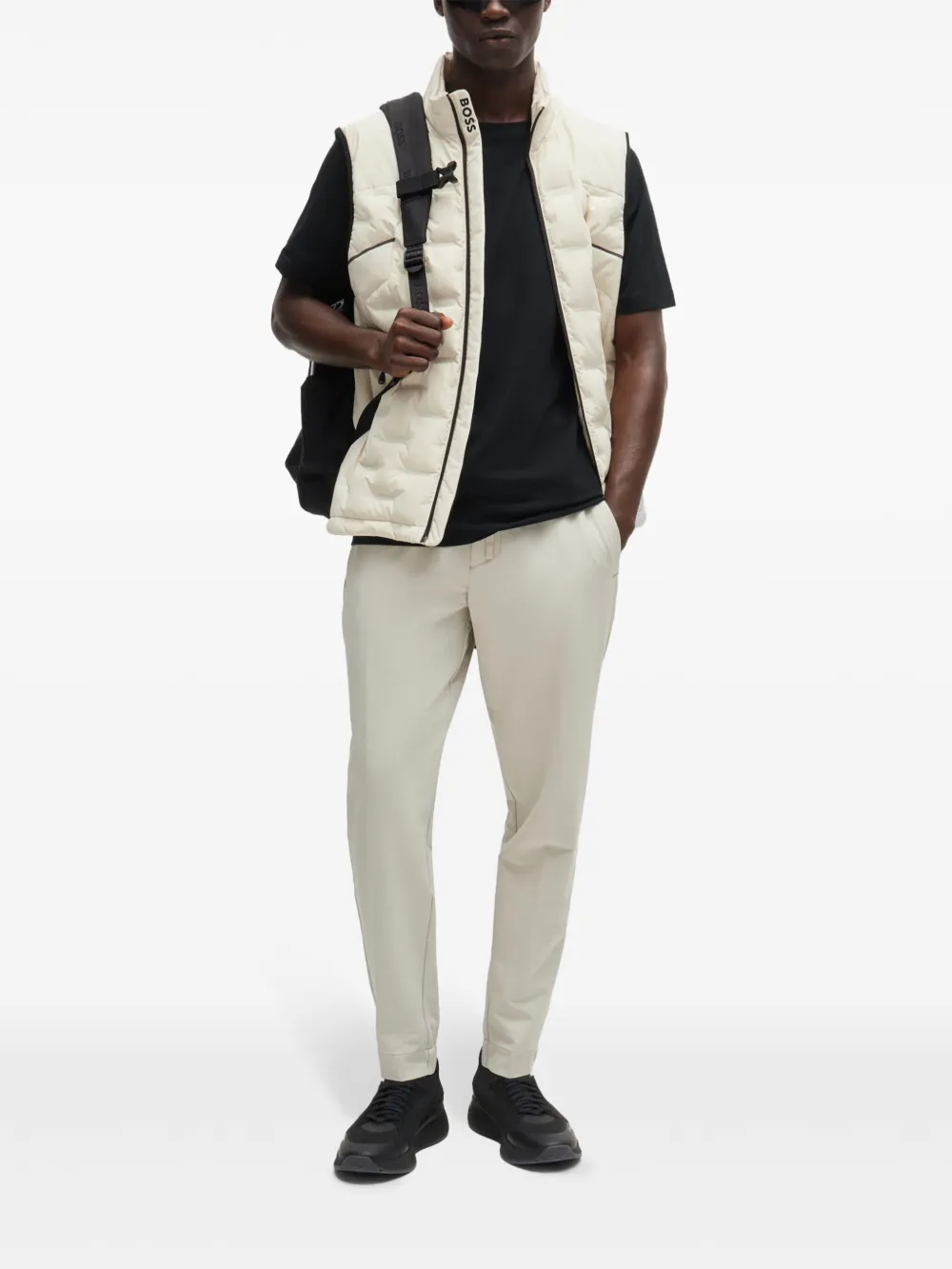 BOSS Camiseta com logo gravado | Camisetas | Image 2