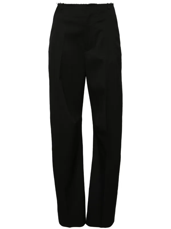 MM6 Maison Margiela シングルステッチ パンツ | ブラック