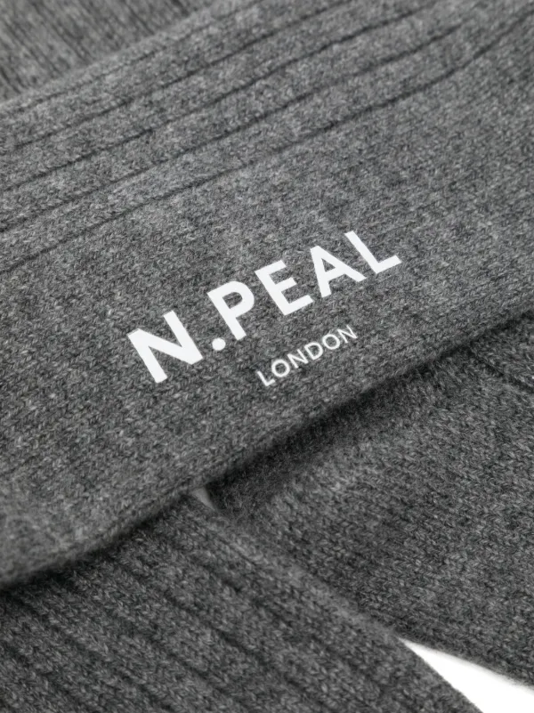 N.Peal Cashmere House Socks Grey FARFETCH ZA