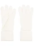 N.Peal Ribbed Cashmere Gloves - Neutrals