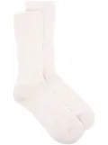 N.Peal Rib Bed Socks - Neutrals