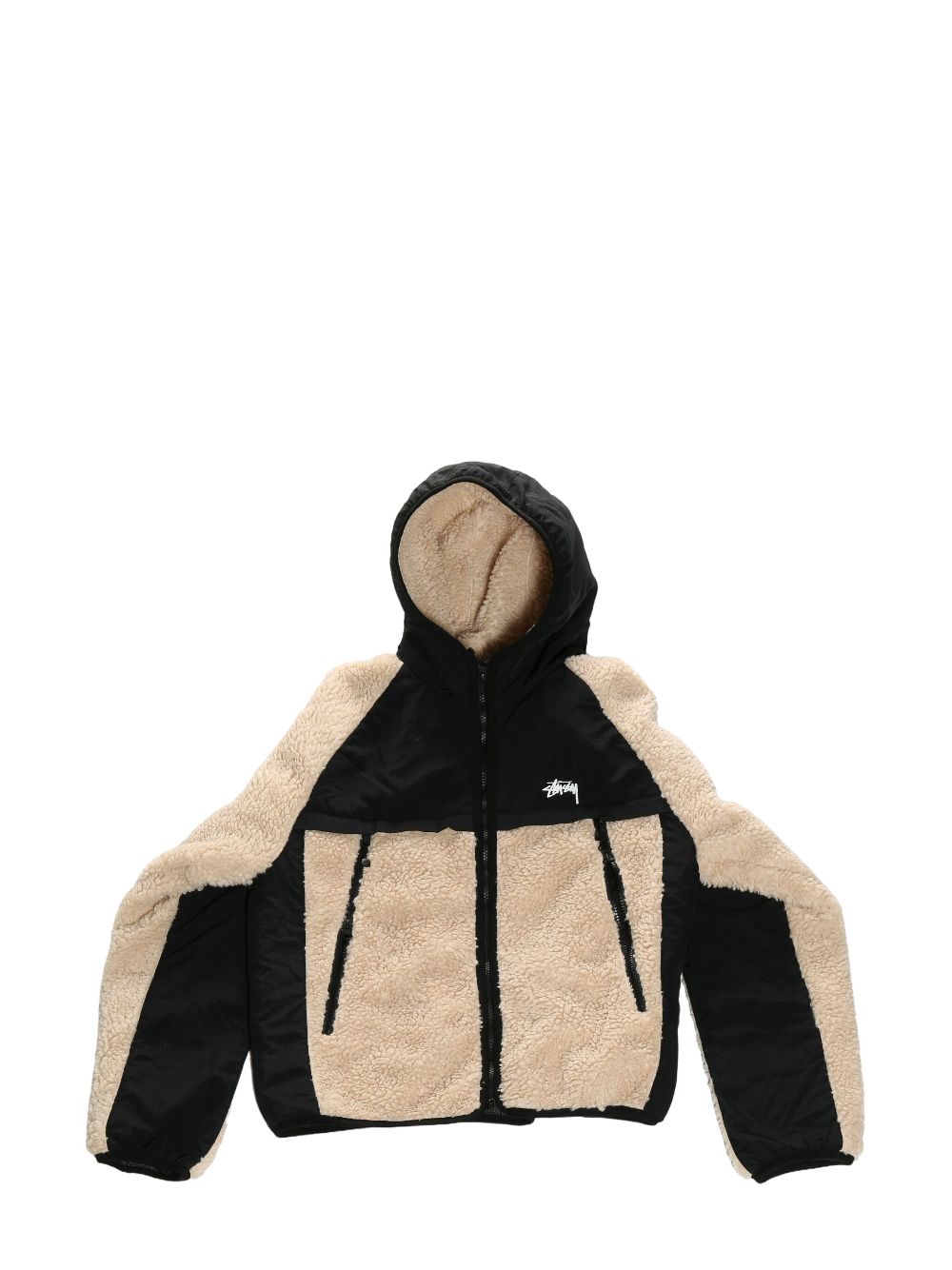 Stüssy panelled fleece jacket