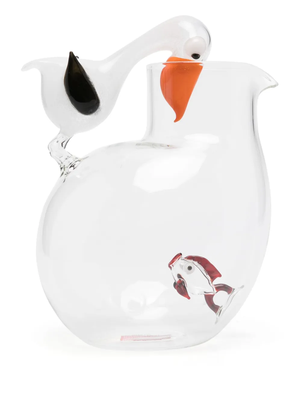 Massimo Lunardon Pelican glass jug - White
