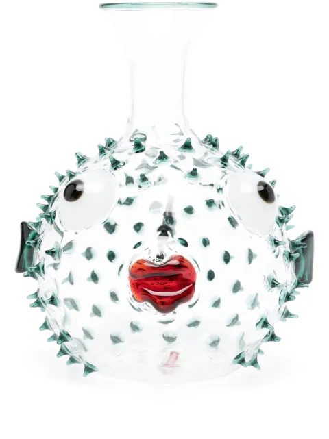 Massimo Lunardon Pufferfish glass decanter