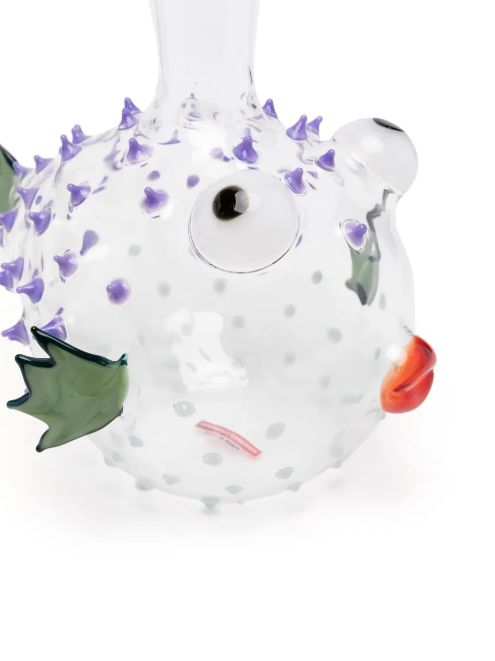 Massimo Lunardon Bora-bora Fish Glass Decanter In Multicolour