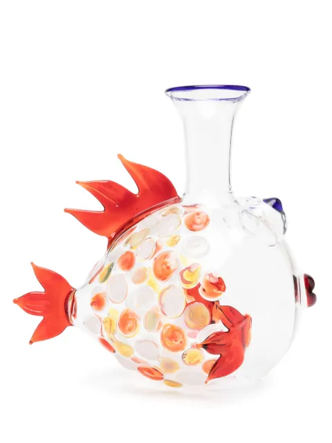 Massimo Lunardon tropical-fish glass decanter
