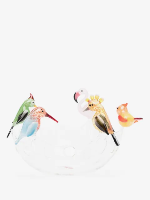 Massimo Lunardon Cesto 5 Uccellini bowl (17cm x 24cm)