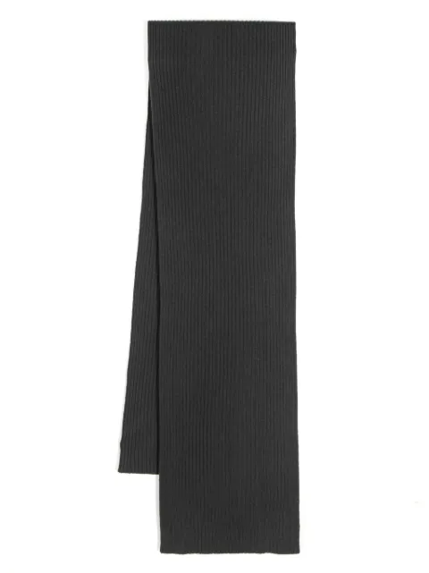 N.Peal short ribbed scarf