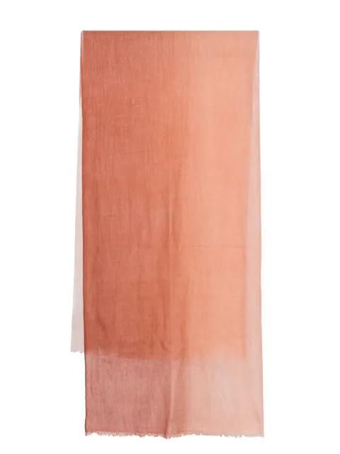 N.Peal dip-dyed cashmere scarf