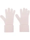 N.Peal ribbed gloves - Pink
