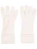 N.Peal Cable Cashmere Gloves - Neutrals