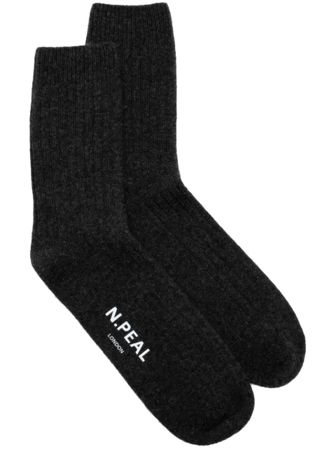 N.Peal rib house socks