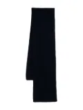 N.Peal Chunky Rib scarf - Blue