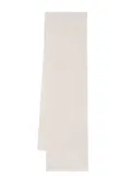 N.Peal short ribbed scarf - Neutrals