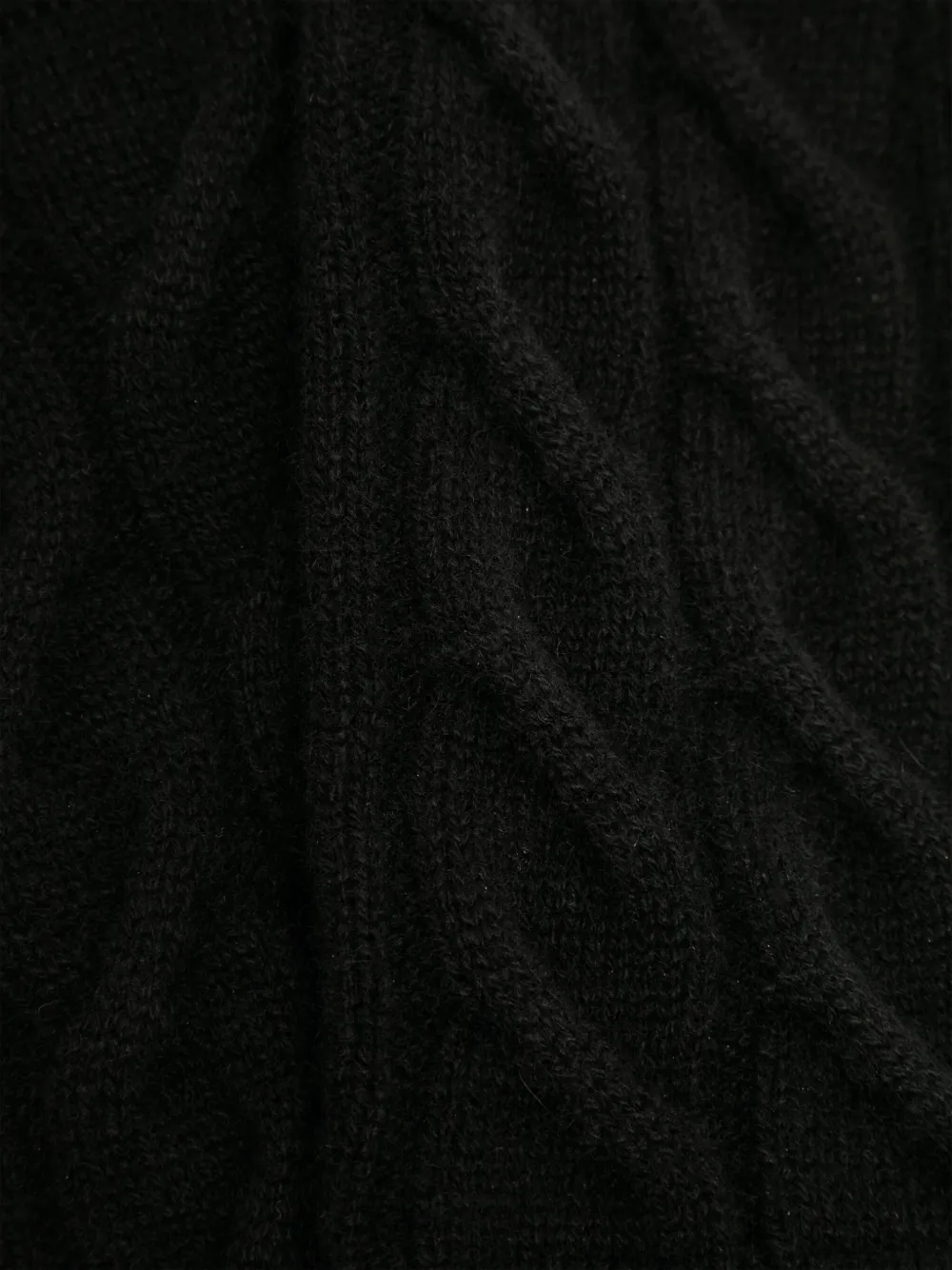 N.Peal Cable Fingerless Cashmere Gloves | Men | Image 2