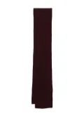 N.Peal short ribbed scarf - Purple