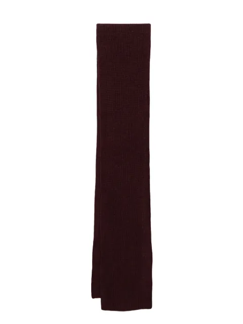 N.Peal short ribbed scarf