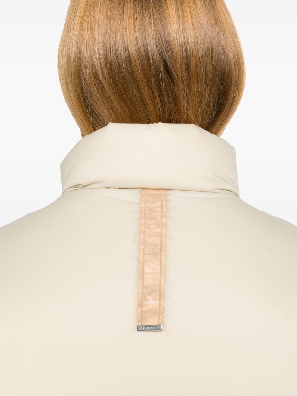 Shop Khrisjoy Joy Puffer Jacket In Neutrals